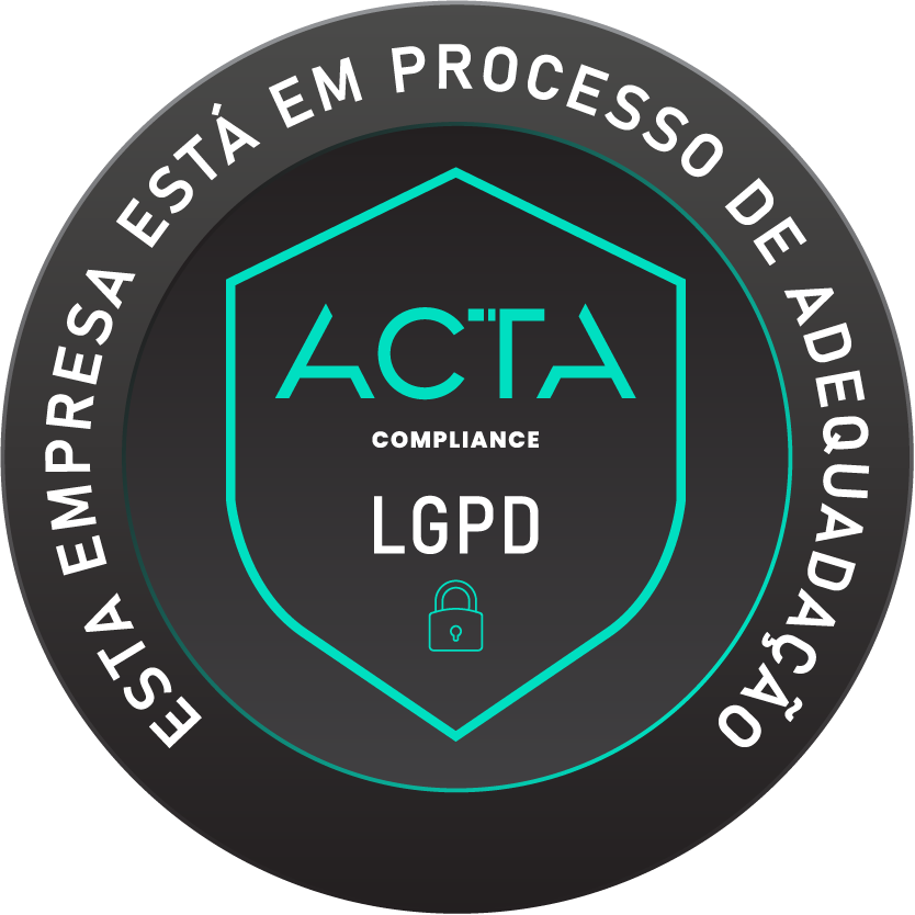 Selo Empresa Adequada à LGPD pela Acta